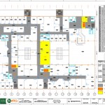 Planta Segona actual - estudi de recorreguts i nuclis